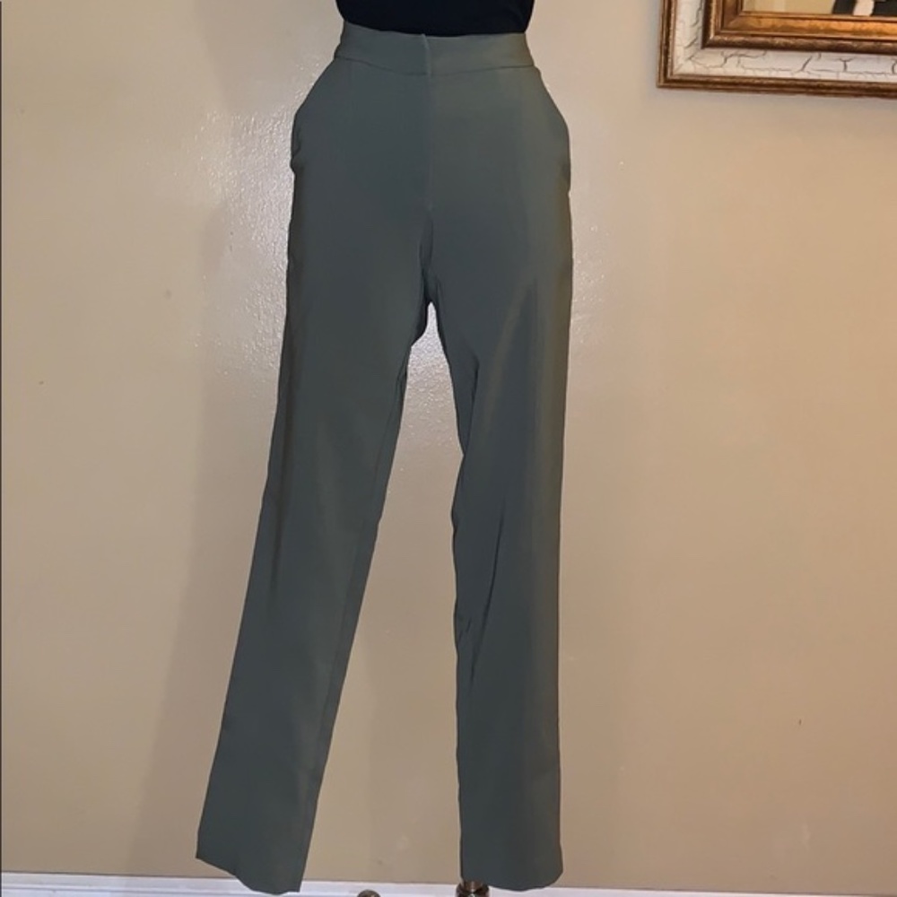 Kardashian Kollection Womens Dress Pants Olive XS
